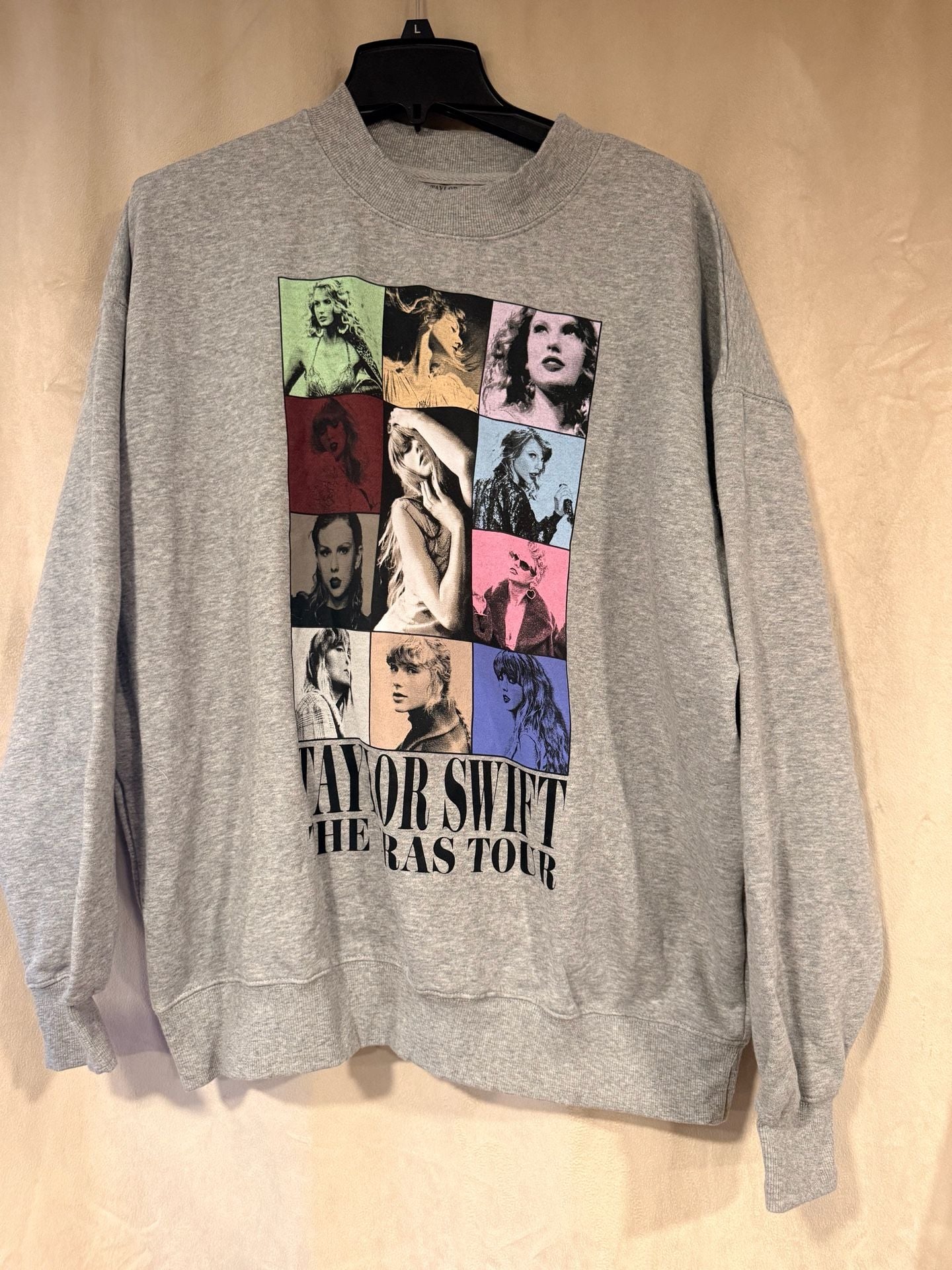 Taylor Swift The Eras Tour Graphic Crewneck Sweatshirt Size L 1