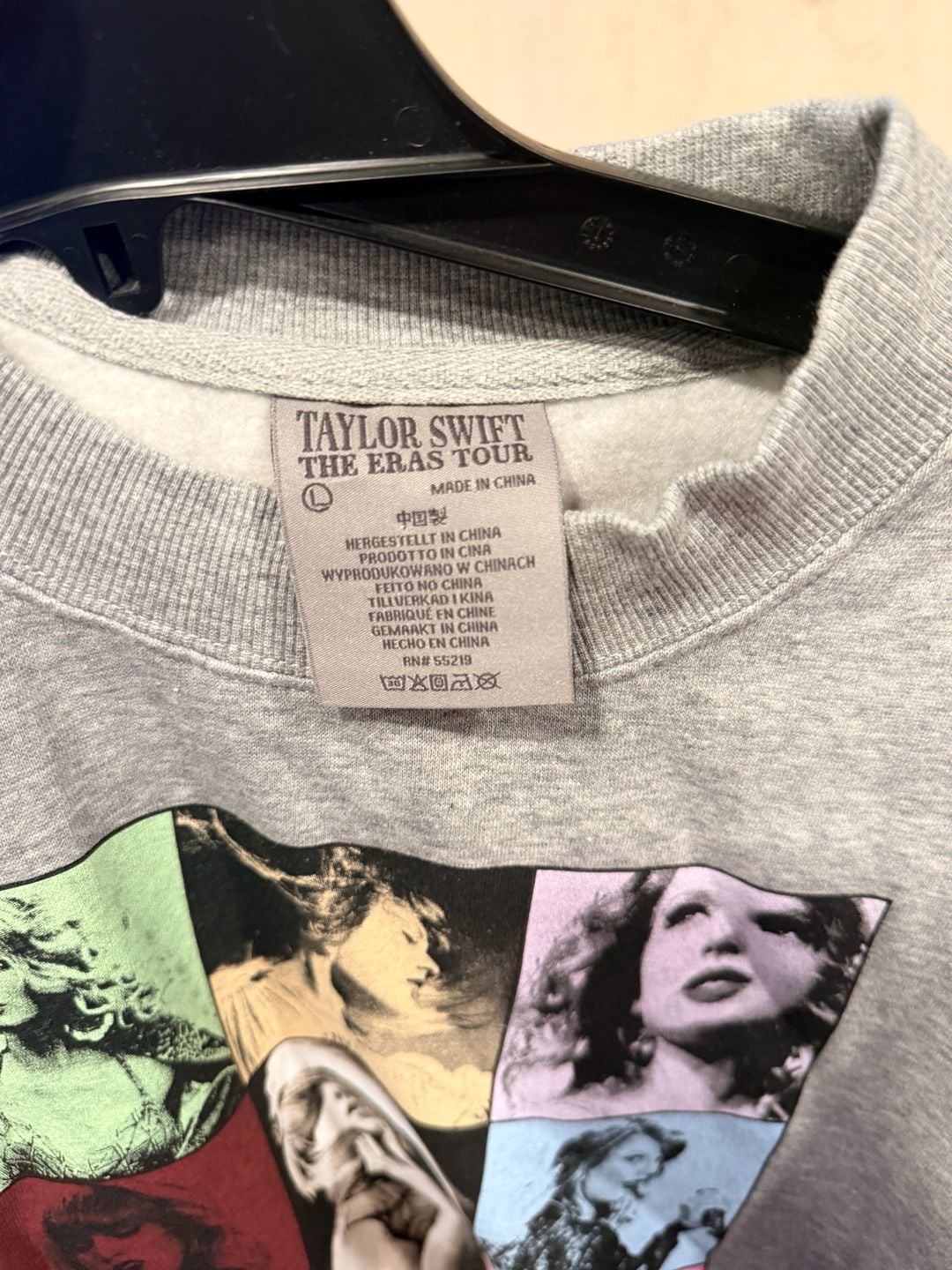 Taylor Swift The Eras Tour Graphic Crewneck Sweatshirt Size L 4