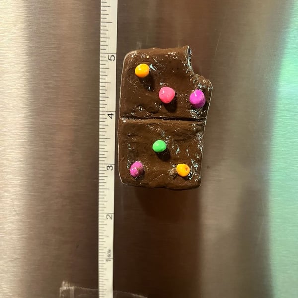 Cosmic Brownie Handmade Polymer Clay Fridge Magnet