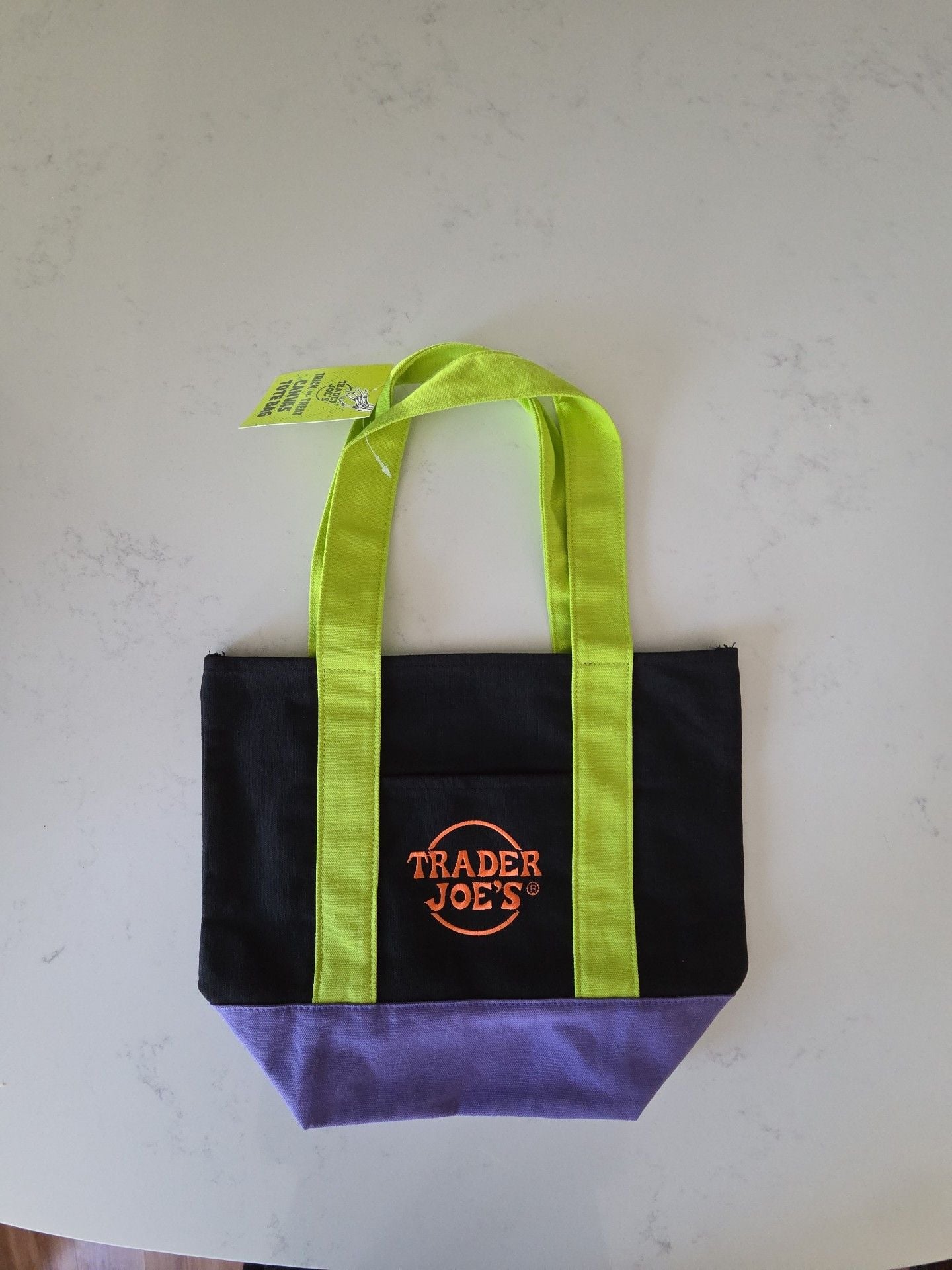 Trader Joe's Trick Or Treat Canvas Tote Bag New 3