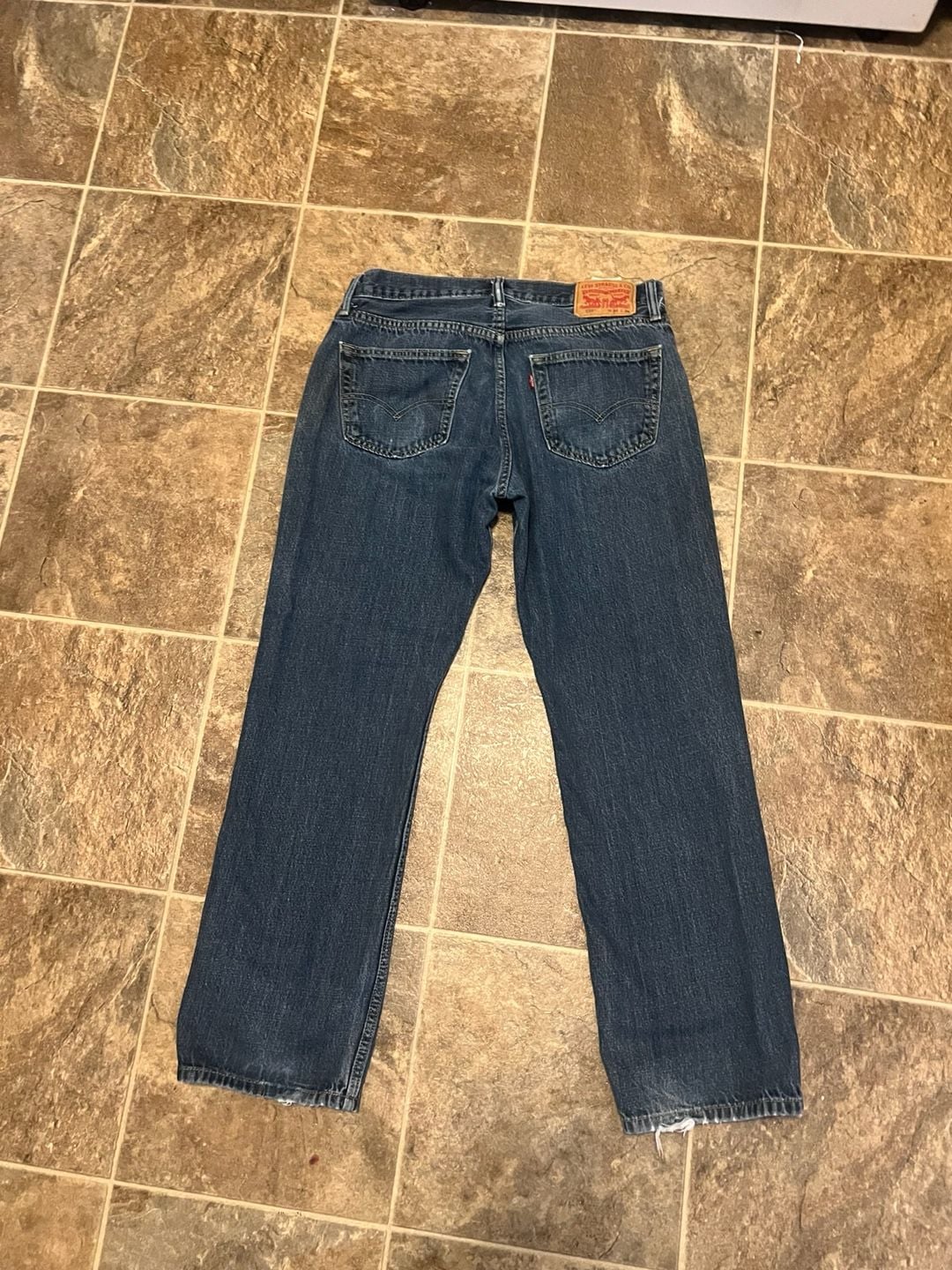 Levi's 559 Relaxed Straight Jeans Size 34x30 Blue Denim 5