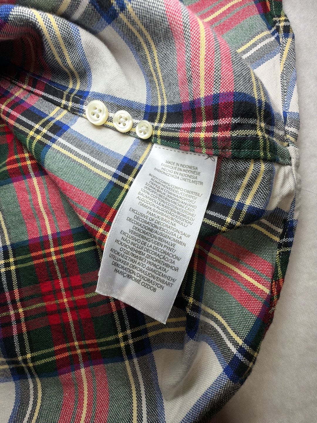 Polo Ralph Lauren XXL Plaid Button Down Shirt Christmas Holiday Preppy Classic 9