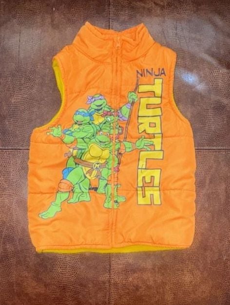 Nickelodeon Teenage Mutant Ninja Turtles Puffer Vest Size 4T 2