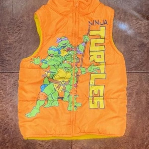 Nickelodeon Teenage Mutant Ninja Turtles Puffer Vest Size 4T