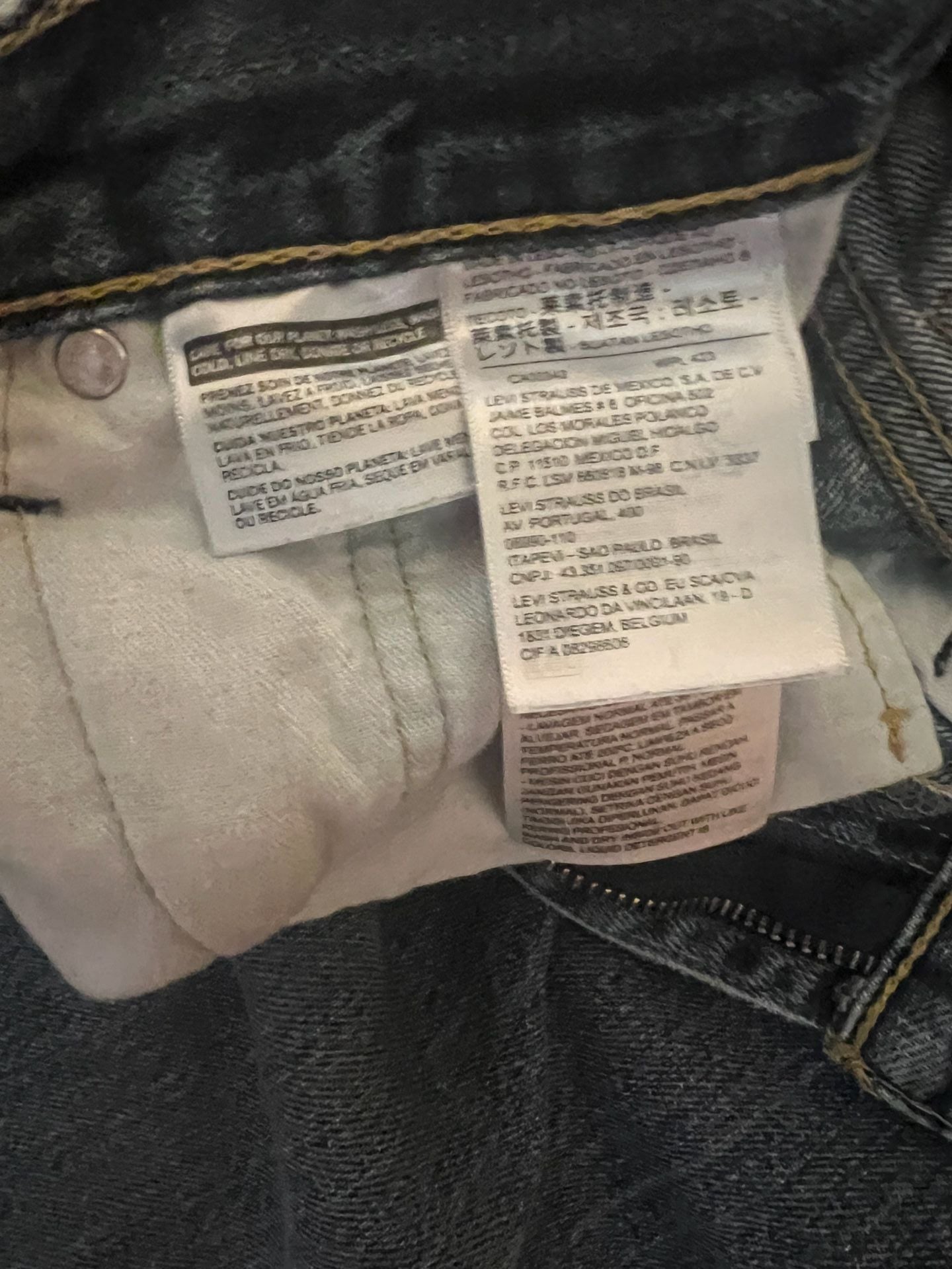 Levi's 559 Relaxed Straight Jeans Size 34x30 Blue Denim 4
