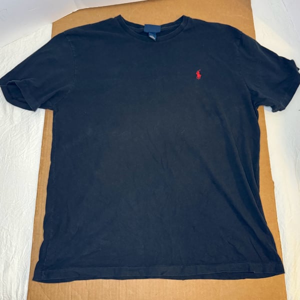Polo Ralph Lauren Black Cotton Crewneck T-Shirt L