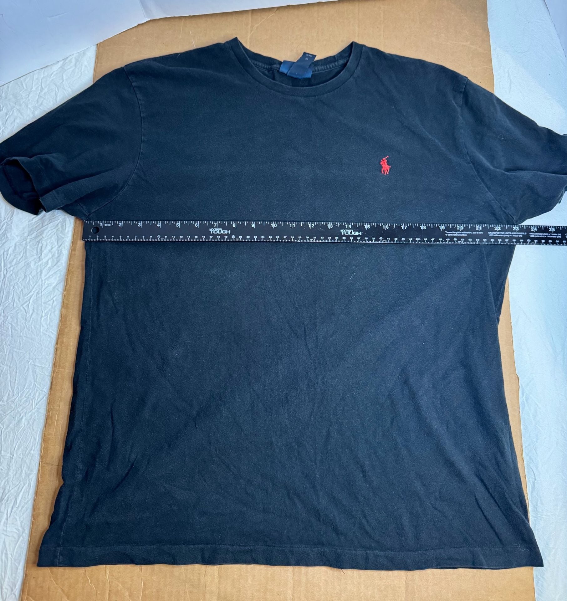 Polo Ralph Lauren Black Cotton Crewneck T-Shirt L 11