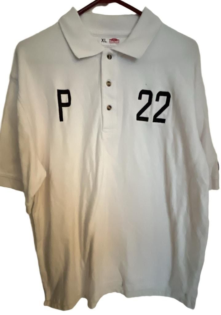 Hunziker Vic Elford Polo Shirt Size XL White 2