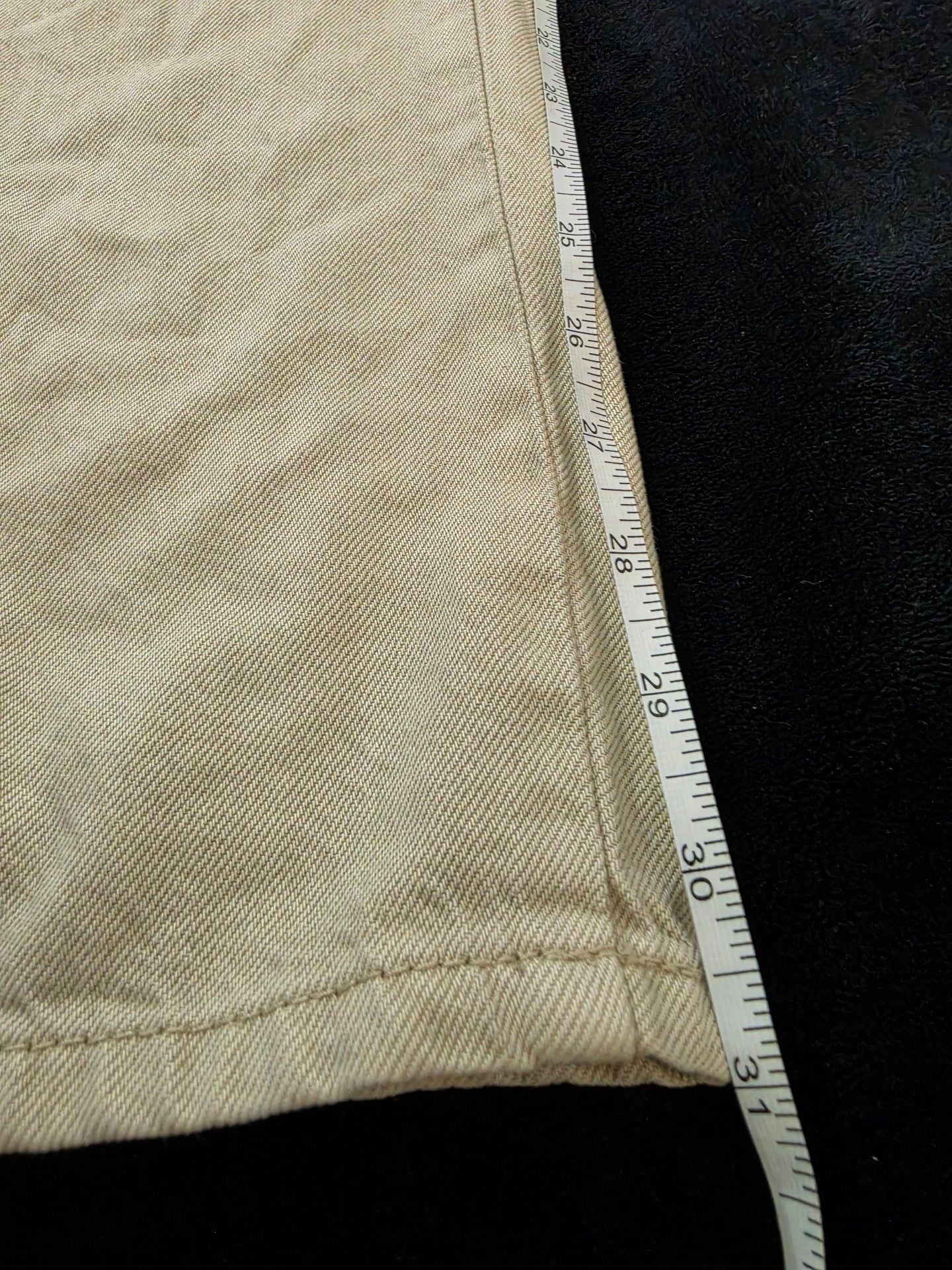 Universal Thread Denim Baggy Jumpsuit Tan Off-White Utility Boiler Suit Overall, size 2 9