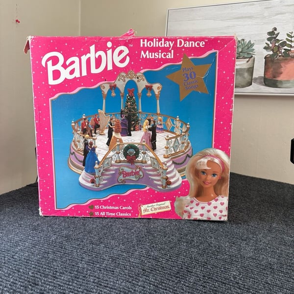 Barbie Holiday Dance Musical 1997 Mr. Christmas Stage Works