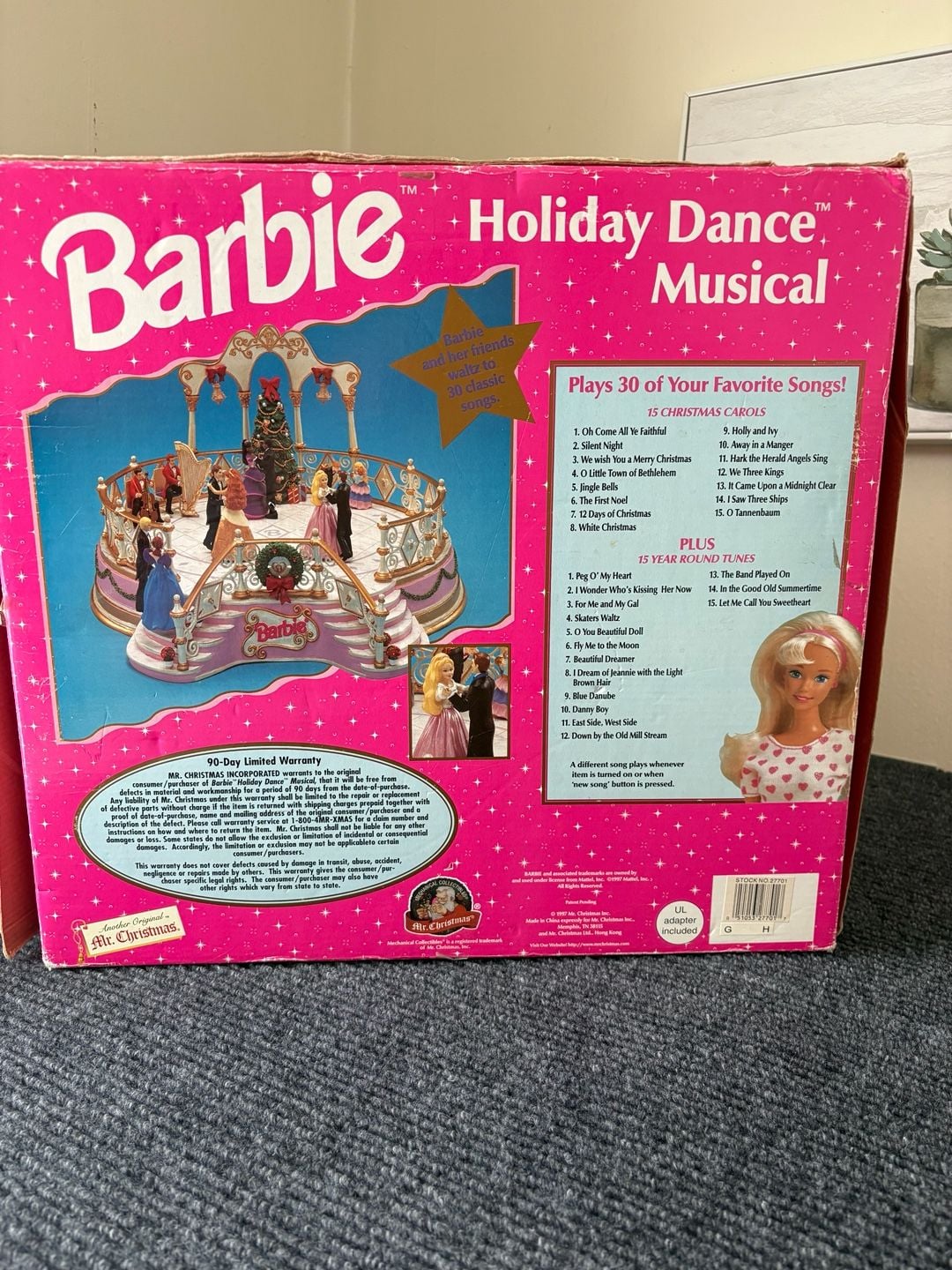 Barbie Holiday Dance Musical 1997 Mr. Christmas Stage Works 22