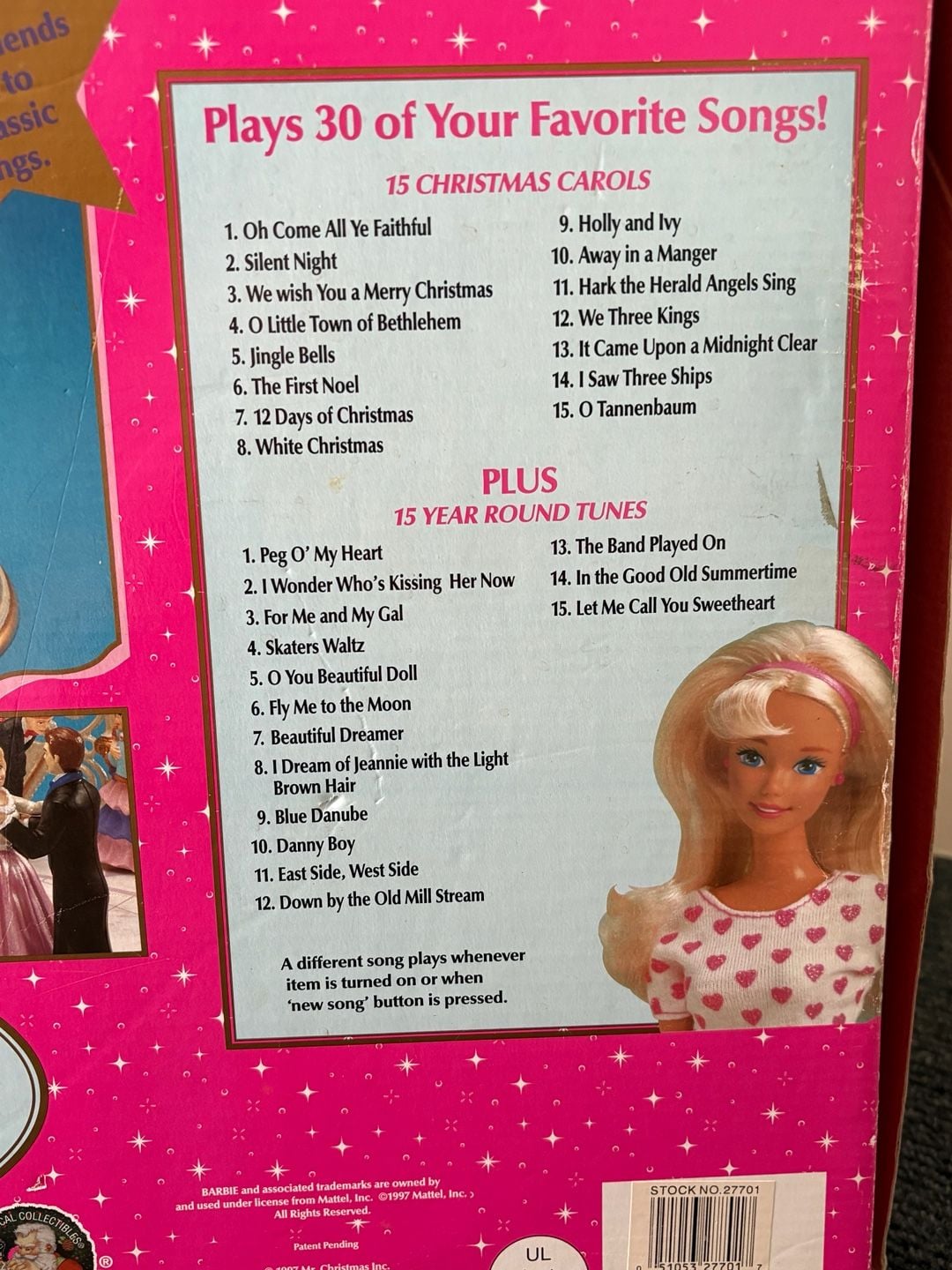 Barbie Holiday Dance Musical 1997 Mr. Christmas Stage Works 24