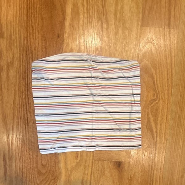 Striped Tube Top Multicolor