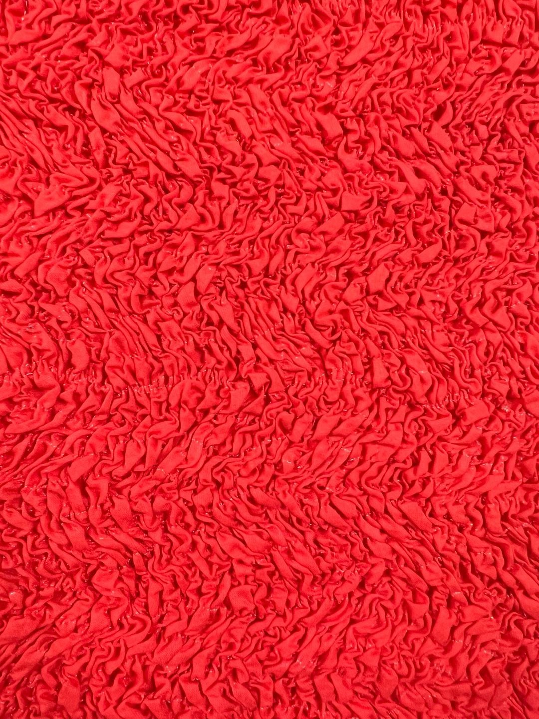 ASTR the Label Odelle Minidress Size L Red Textured Boucle V-Neck 3
