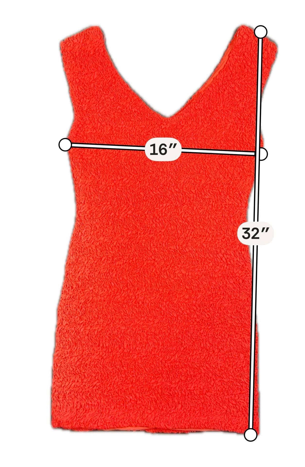 ASTR the Label Odelle Minidress Size L Red Textured Boucle V-Neck 5
