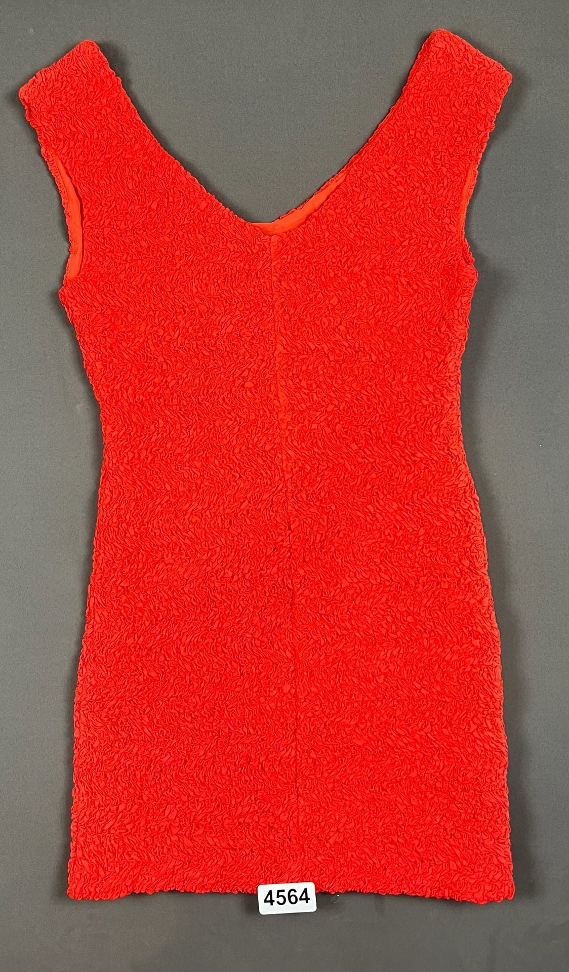 ASTR the Label Odelle Minidress Size L Red Textured Boucle V-Neck 6