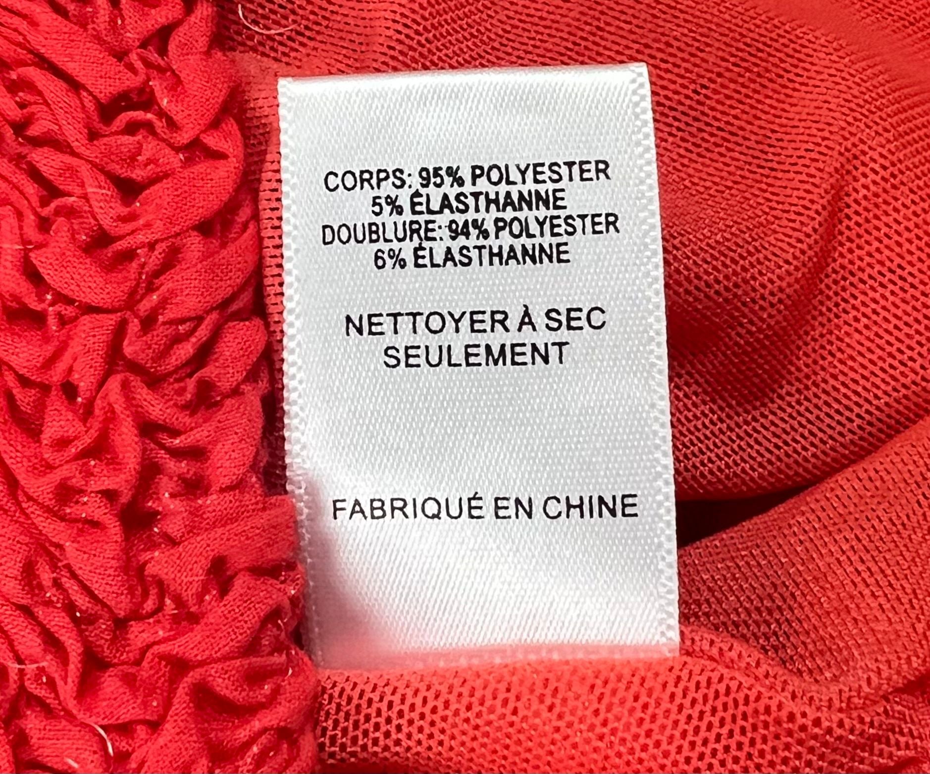 ASTR the Label Odelle Minidress Size L Red Textured Boucle V-Neck 7