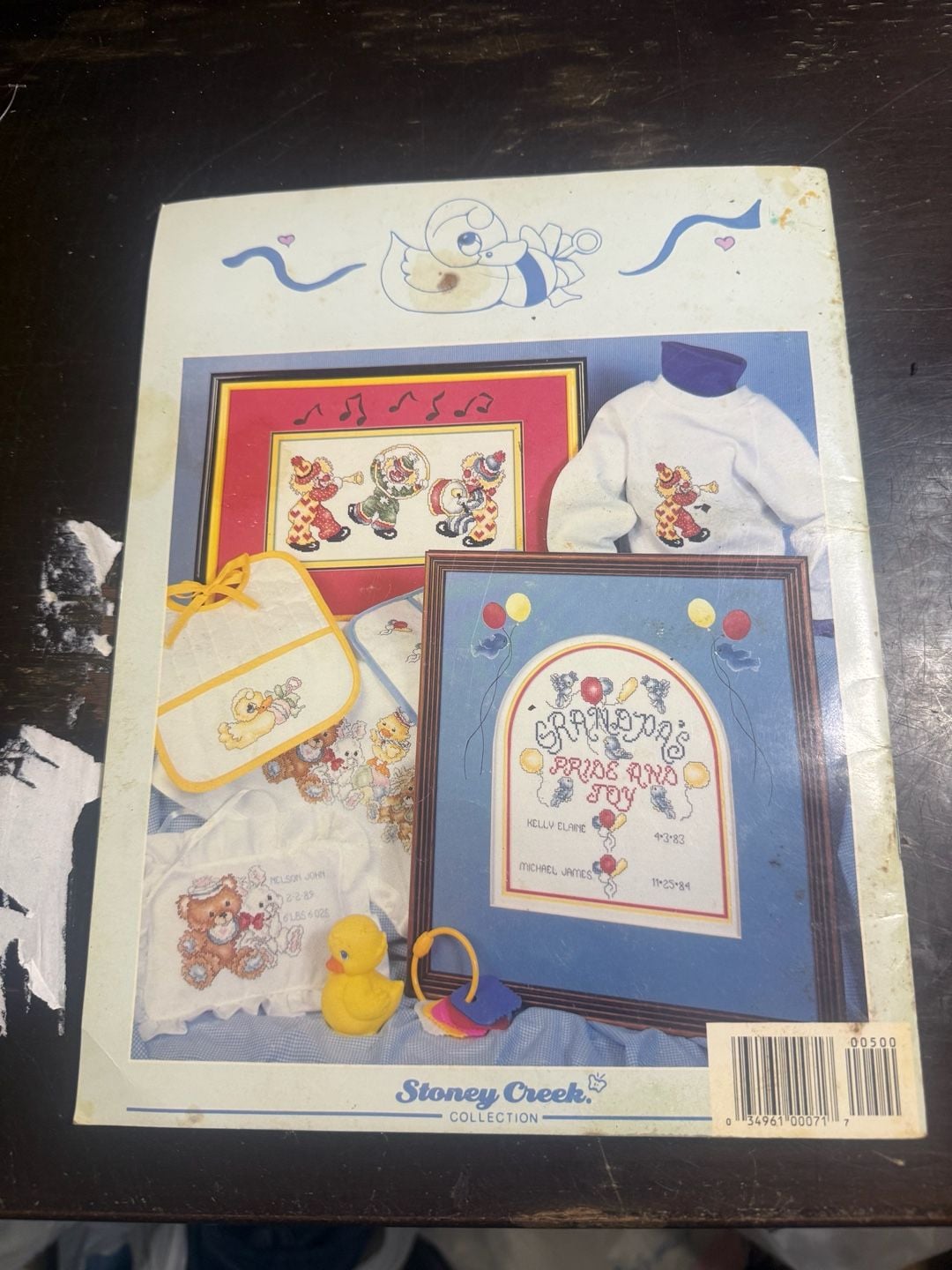 Stoney Creek Cuddles & Snuggles Book 71 Vintage Cross Stitch Baby Nursery Patterns 3