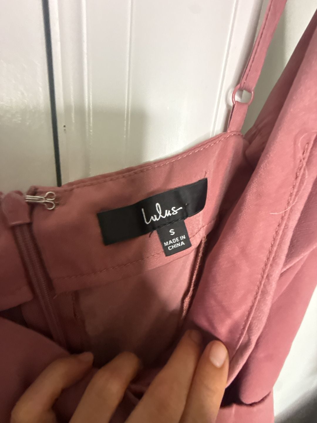 Lulus Let's Celebrate Tonight Mauve Satin Asymmetrical Dress Size S 3