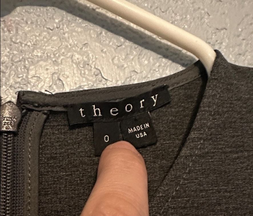 Theory Nalcia Dress Size 0 Gray 5