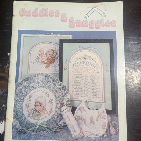 Stoney Creek Cuddles & Snuggles Book 71 Vintage Cross Stitch Baby Nursery Patterns