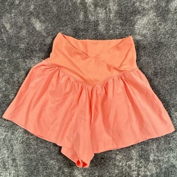 Offline By Aerie Real Me Crossover Flowy Short Size XXS Coral Pink