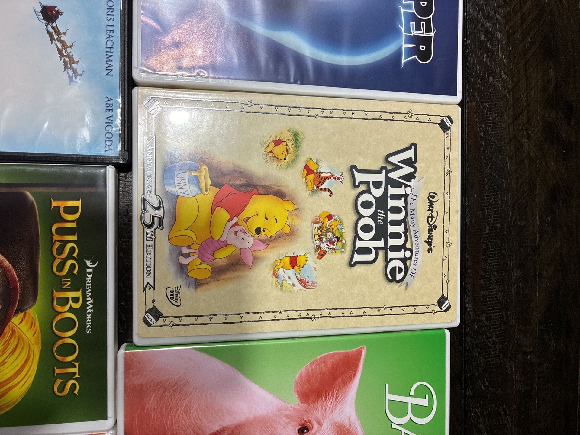 Universal Studios Lot Of 8 Family Movie DVDs Babe Winnie The Pooh Casper 4
