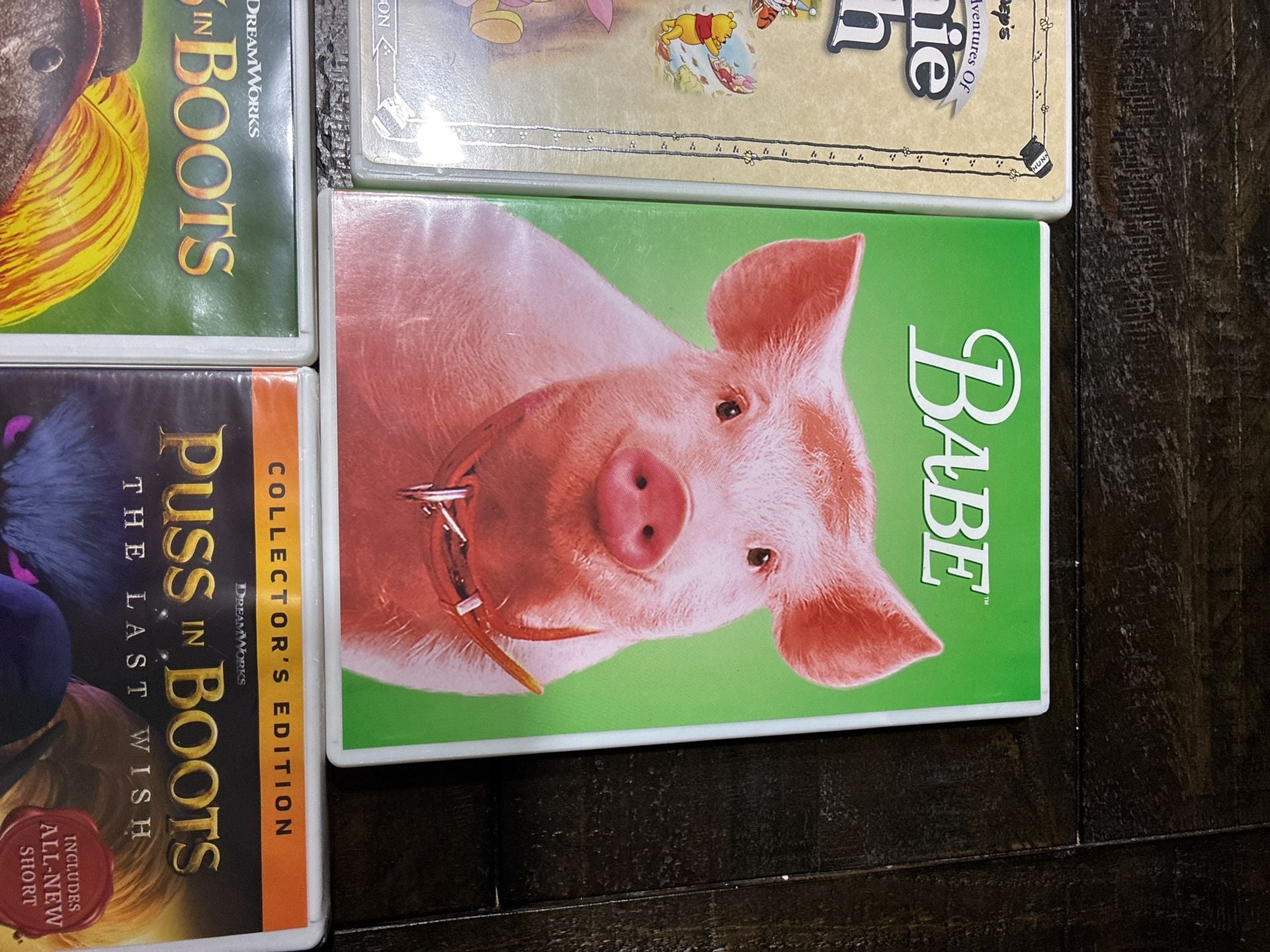 Universal Studios Lot Of 8 Family Movie DVDs Babe Winnie The Pooh Casper 5