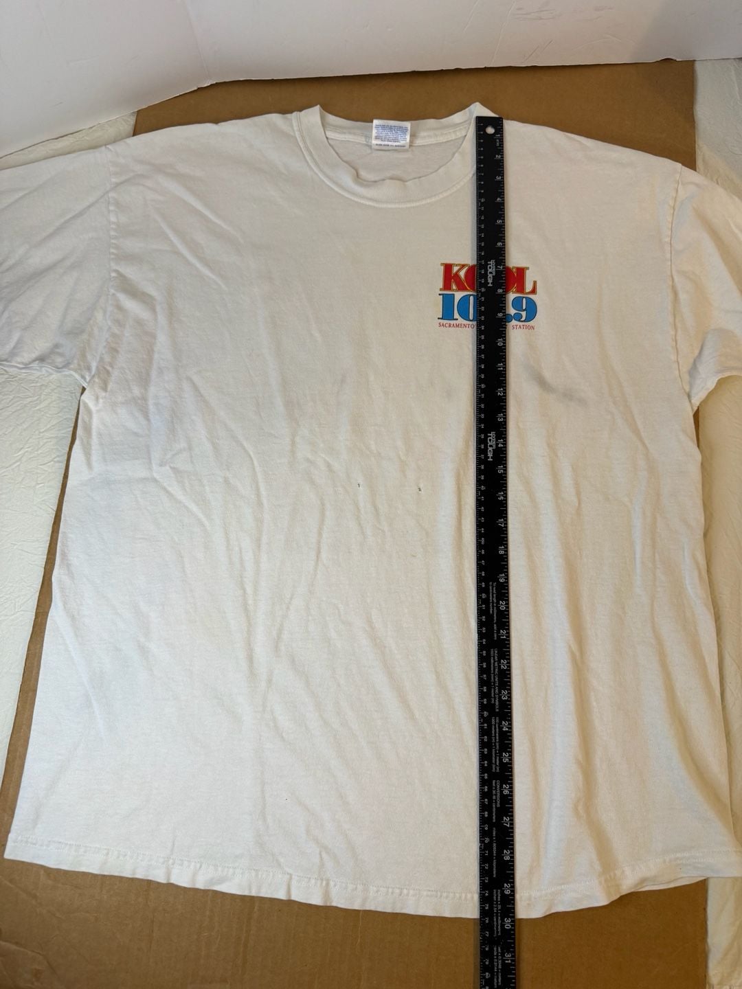 Hanes Kool 101.9 Hulabaloo 2 T-Shirt Size XL White Vintage 8