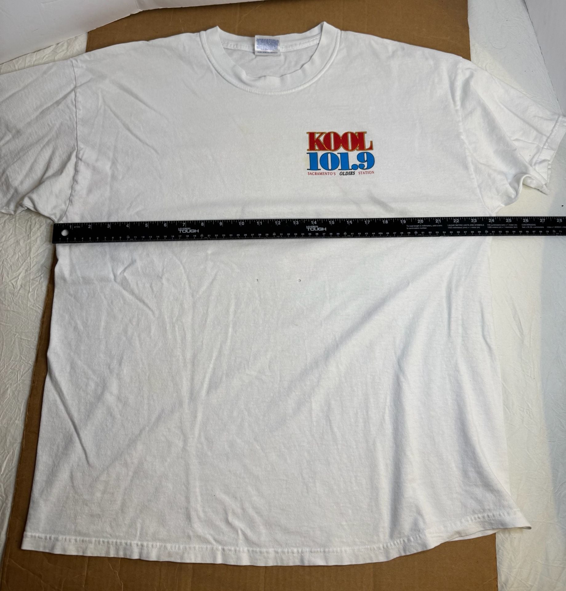 Hanes Kool 101.9 Hulabaloo 2 T-Shirt Size XL White Vintage 9