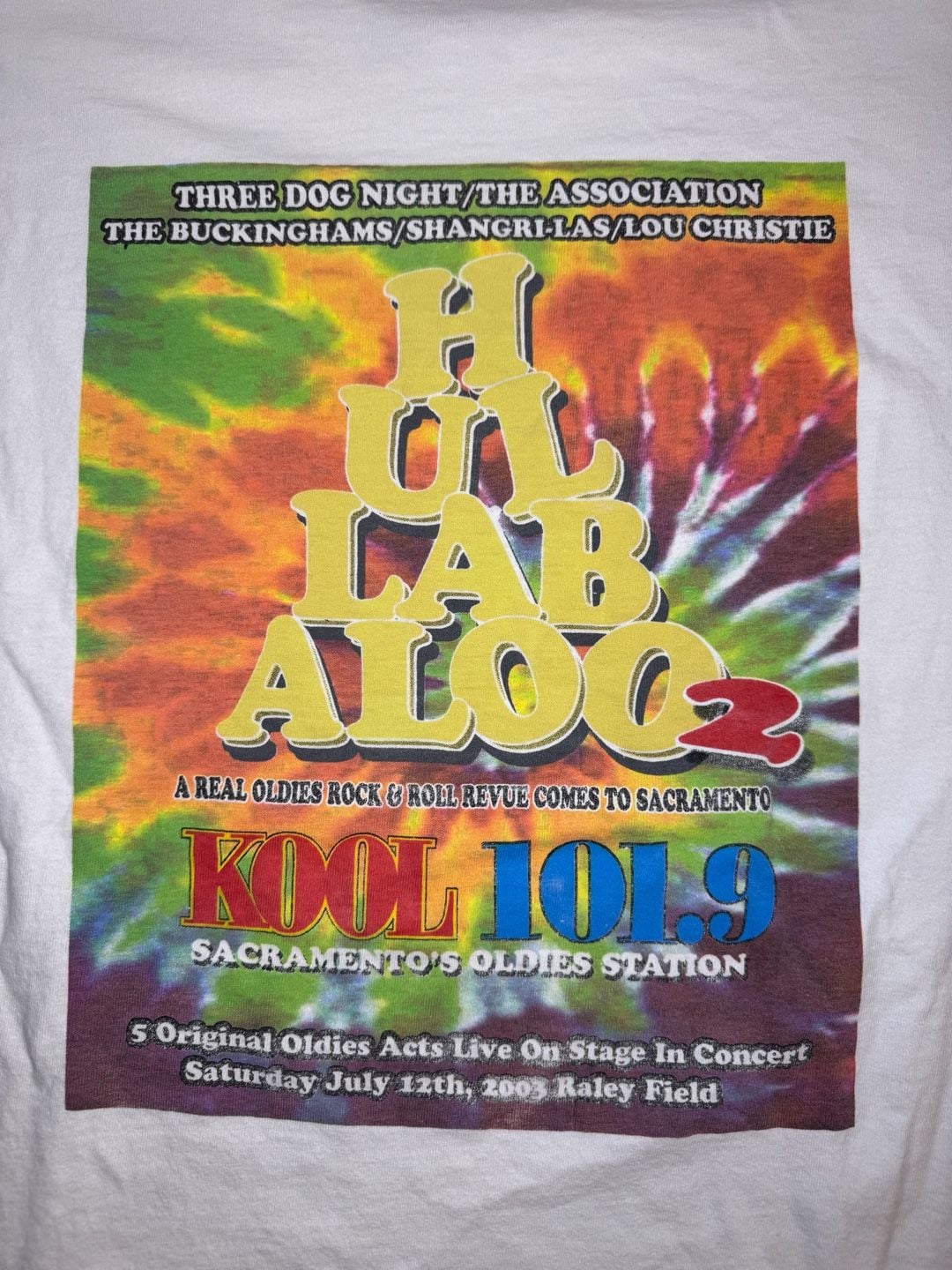 Hanes Kool 101.9 Hulabaloo 2 T-Shirt Size XL White Vintage 10