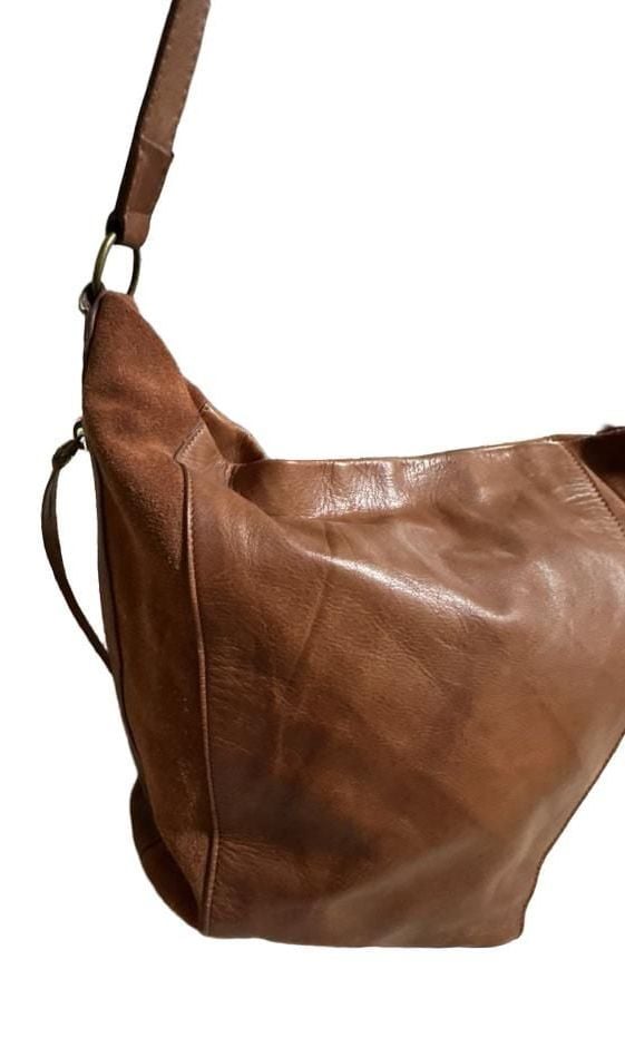 Lucky Brand Brown Leather Hobo Shoulder Bag 7