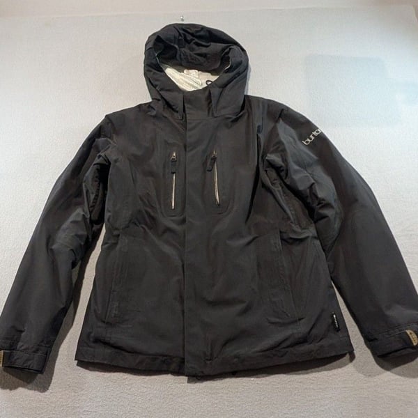 Burton Gore-Tex Snowboarding Jacket Size S Black Primaloft