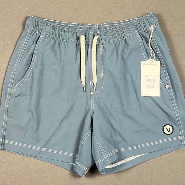 Vuori Kore Short Lined 5" Size S Blue Sea Athletic Shorts