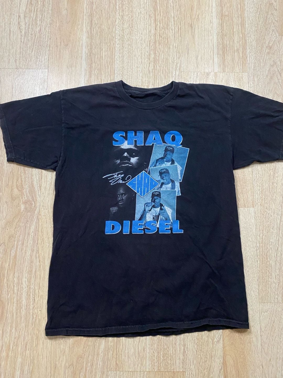 Shaq Diesel Graphic T-Shirt Black Vintage NBA 2