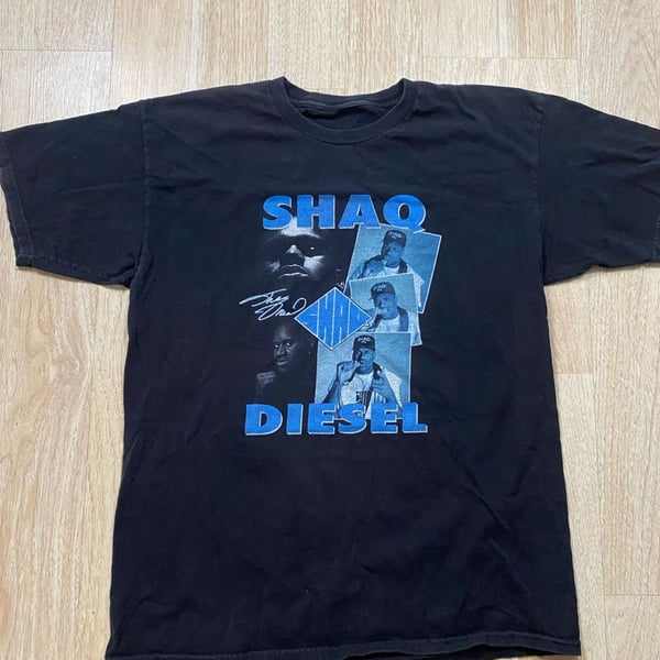 Shaq Diesel Graphic T-Shirt Black Vintage NBA