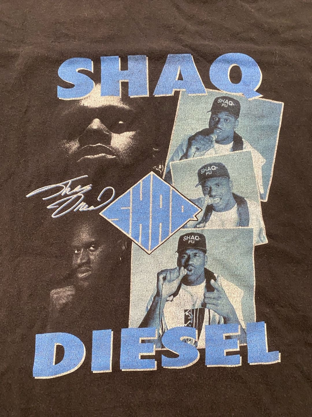 Shaq Diesel Graphic T-Shirt Black Vintage NBA 3