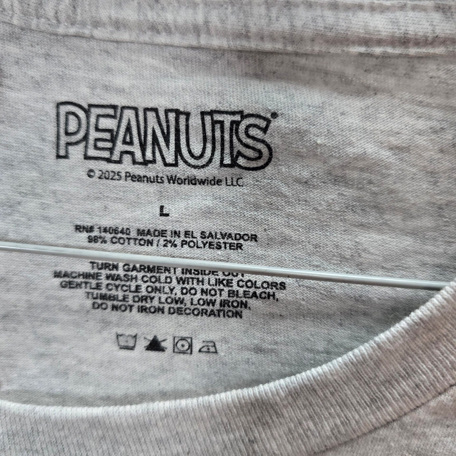 Peanuts Snoopy Long Sleeve Shirt Size L 3