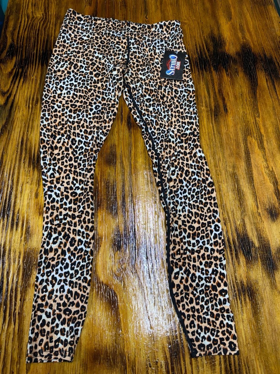 Hot Chillys Leopard Leggings X-Small 9
