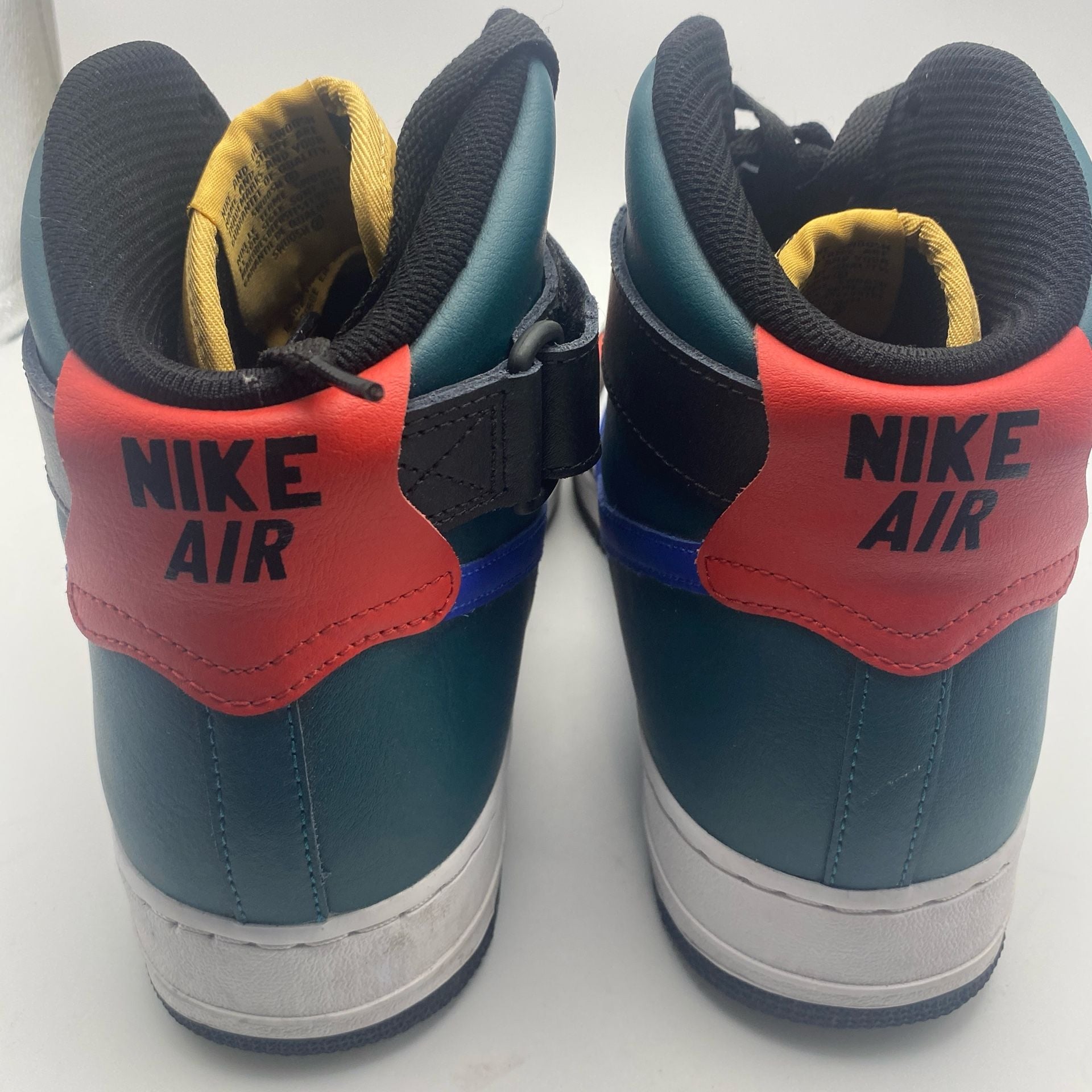 Nike Air Force 1 High By You Size 12 Multi-Color Leather Sneakers Size 12 8