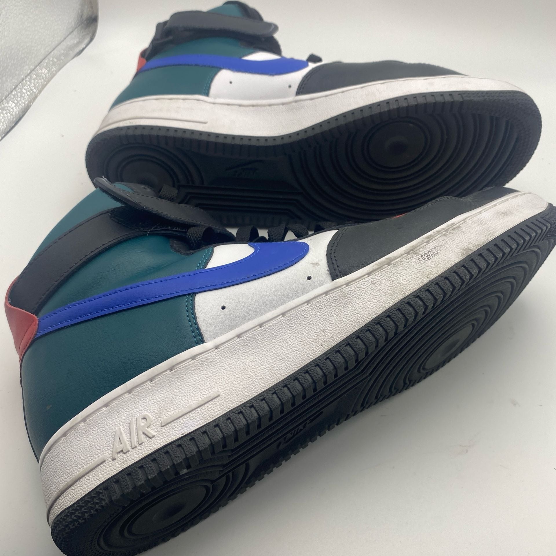 Nike Air Force 1 High By You Size 12 Multi-Color Leather Sneakers Size 12 9