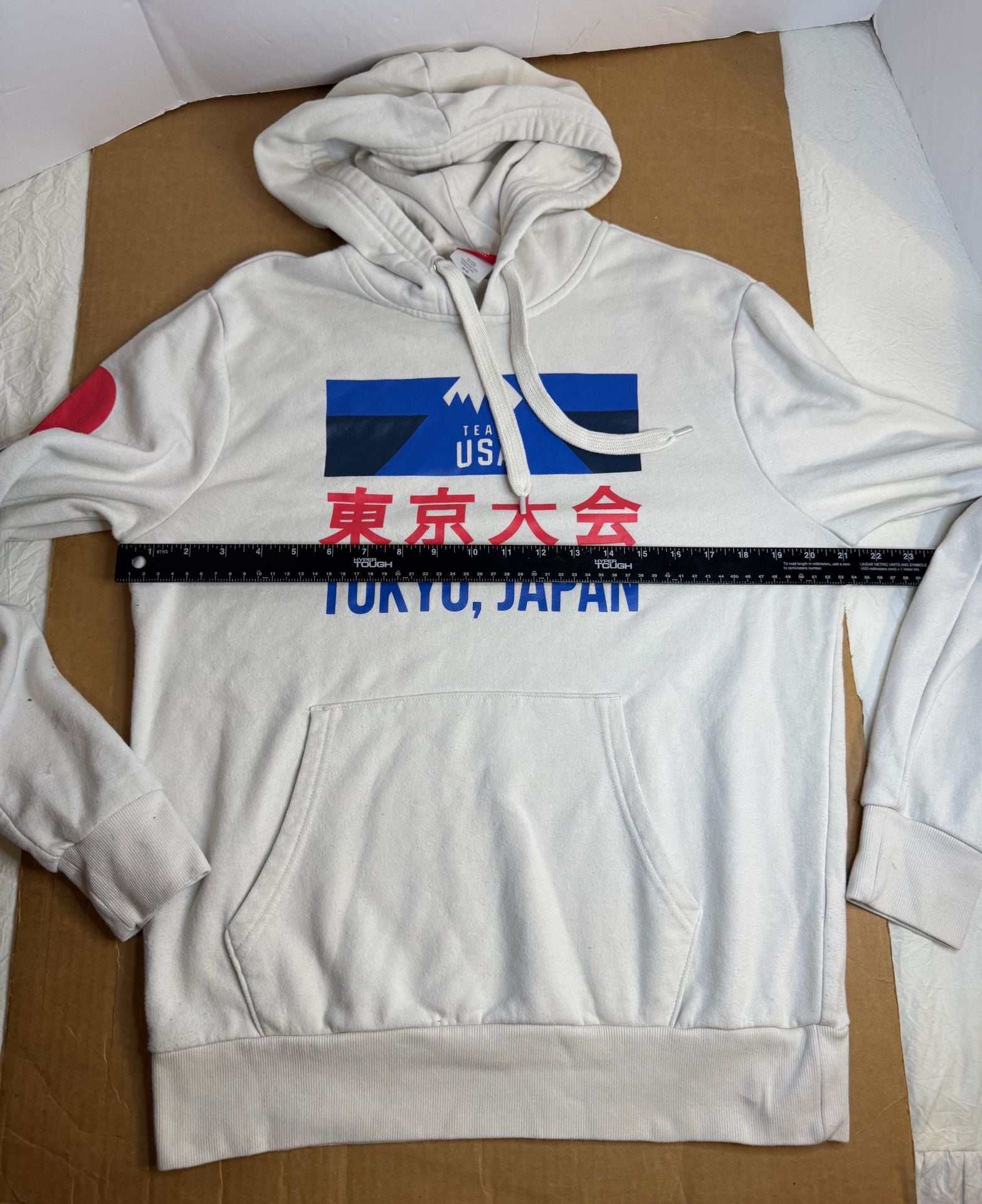 Team Apparel Tokyo Japan Olympic Hoodie Size M White 10