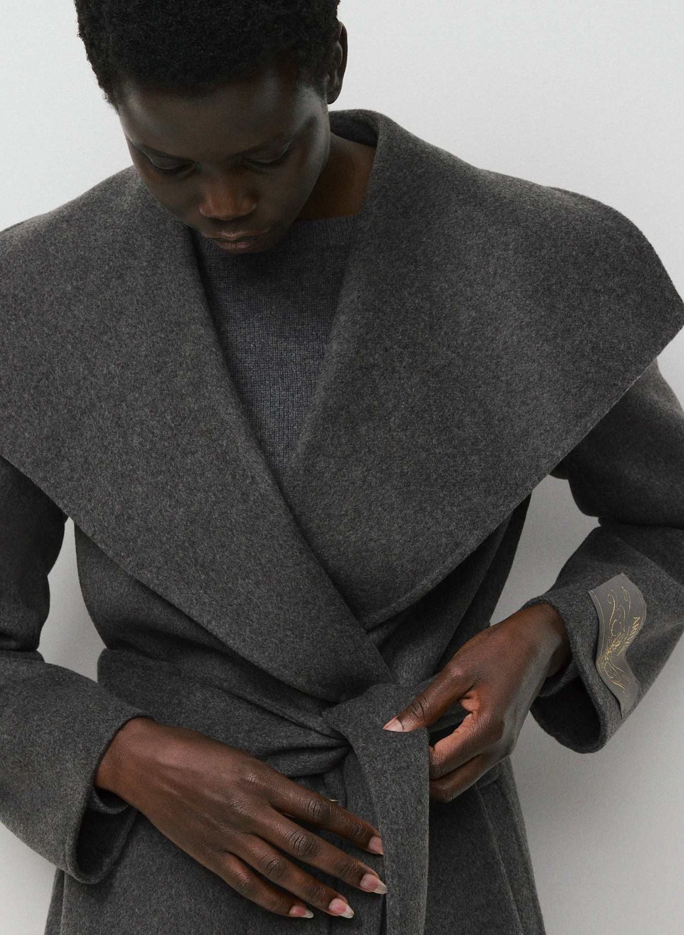 Aritzia The Portfolio Double-Faced Coat - Luxe (Re)Wool Size Medium NWT 9