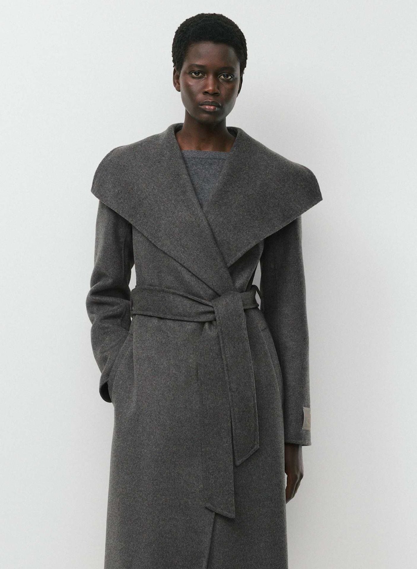Aritzia The Portfolio Double-Faced Coat - Luxe (Re)Wool Size Medium NWT 12