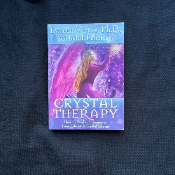 Hay House Crystal Therapy Book by Doreen Virtue Paperback