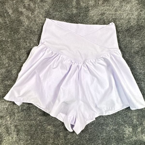 Offline By Aerie Real Me Crossover Flowy Short Size XXS Lavender Active