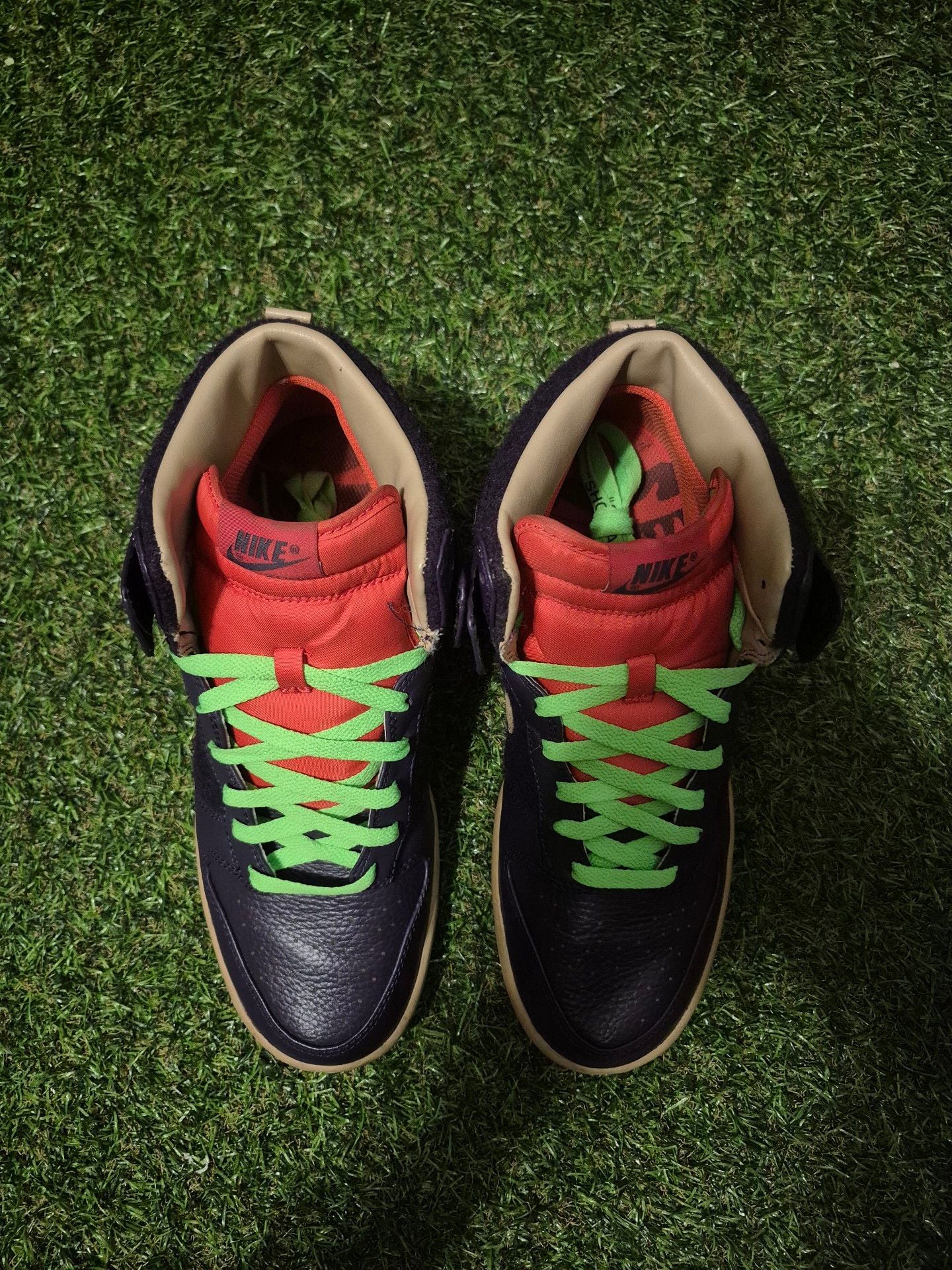 Nike Dunk High Premium Zoom Purple Lime 6