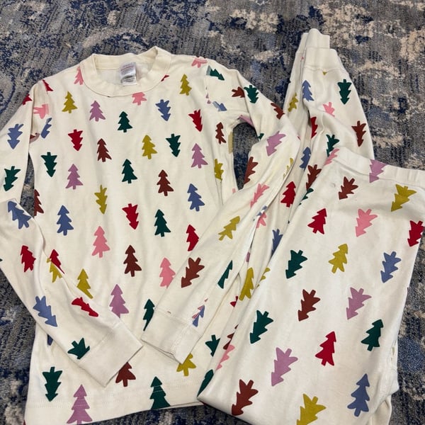 Hanna Andersson youth Holiday Pajama Set Size 12  
