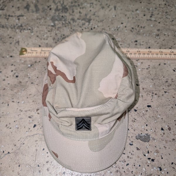 Brigade Quartermasters Hot Weather Cap Size Medium Desert Camo