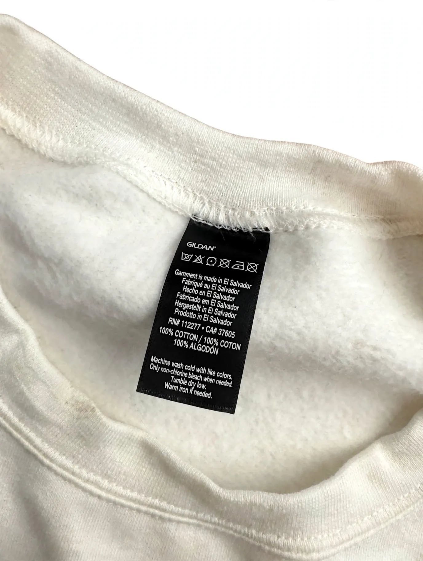 Hallmark Movie Bingo Christmas Sweatshirt Gildan Heavy Blend White Large Holiday 5